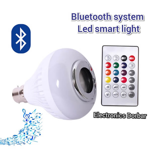 2Pack SimplyTech Lumisound Color Changing LED Bulb Speakers 2x Led