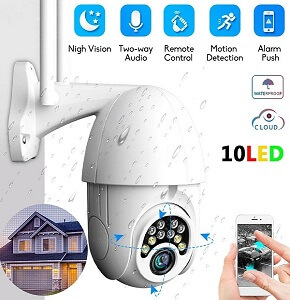 V380-Q10 WIFI IP Camera Monitor Indoor Outdoor 1080p Waterproof