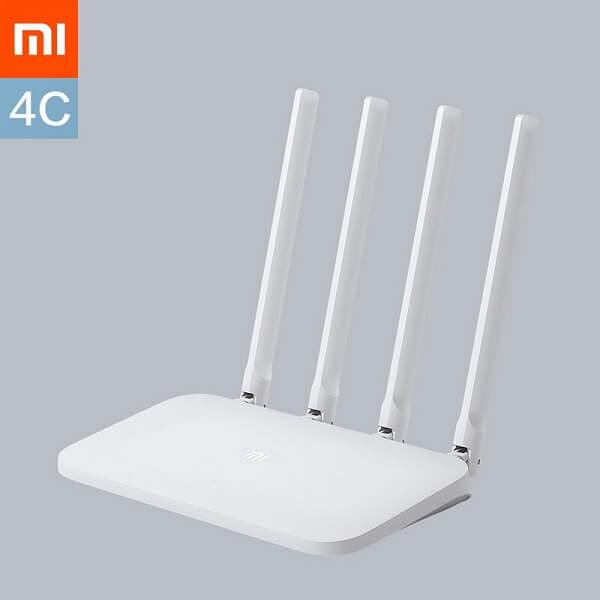 Mi WiFi Router 4C Global Version 300Mbps 4 Antennas Smart APP Control - White